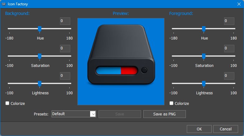 Disk Meter customize icons